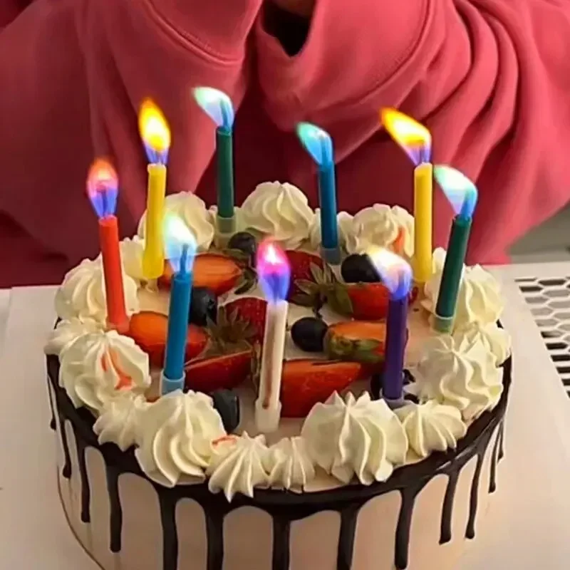 Zebra Candle Supplies - 6 шт. цветные принадлежности для дня