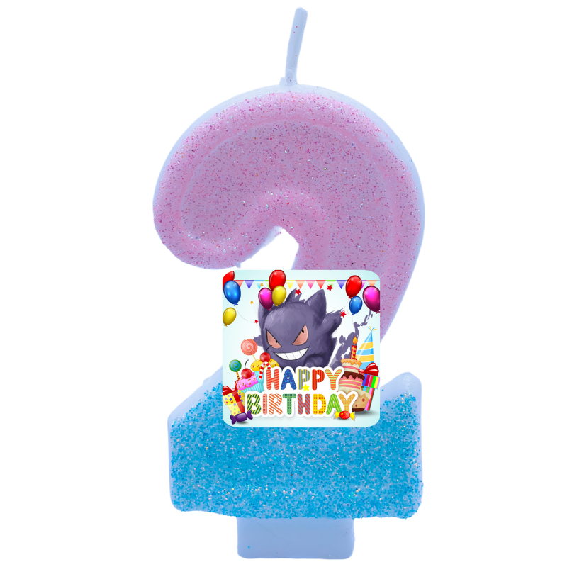 Zebra Candle Supplies - Свечи с изображением покемона Генгар, тематические