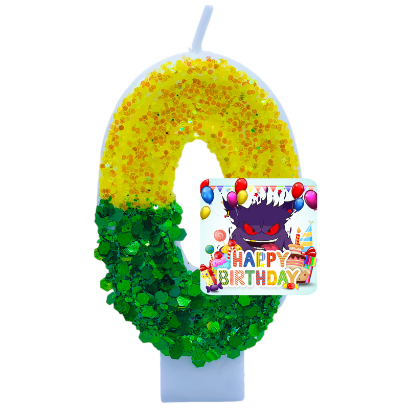 Zebra Candle Supplies - Свечи с изображением покемона Генгара, тематические