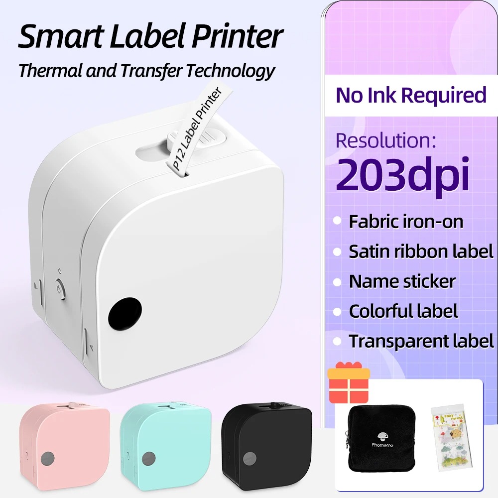 P12 Мини-машина для изготовлен – обзор и цена Sticker Label Template
