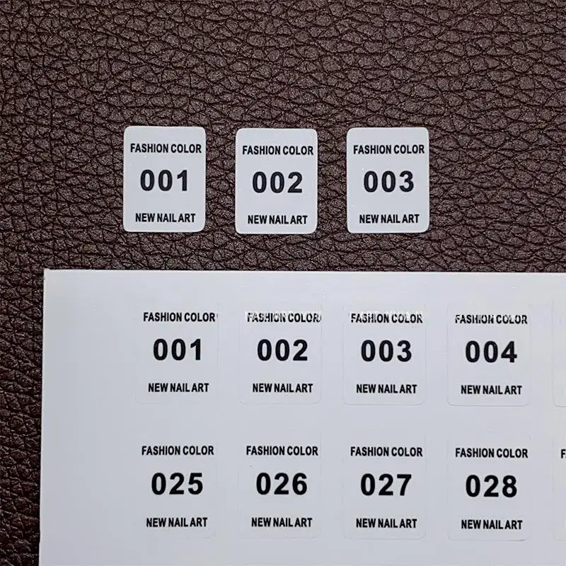 NO.1-240 лак для ногтей, накле – обзор и цена Sticker Label Template